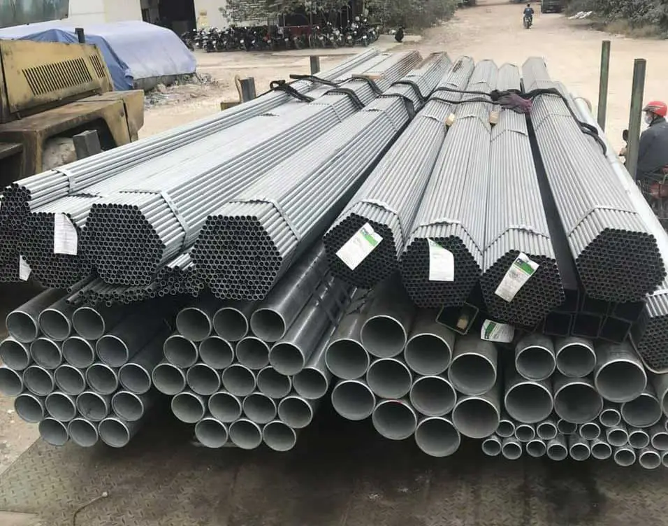Thép ống tròn mạ kẽm nhiều kích thước