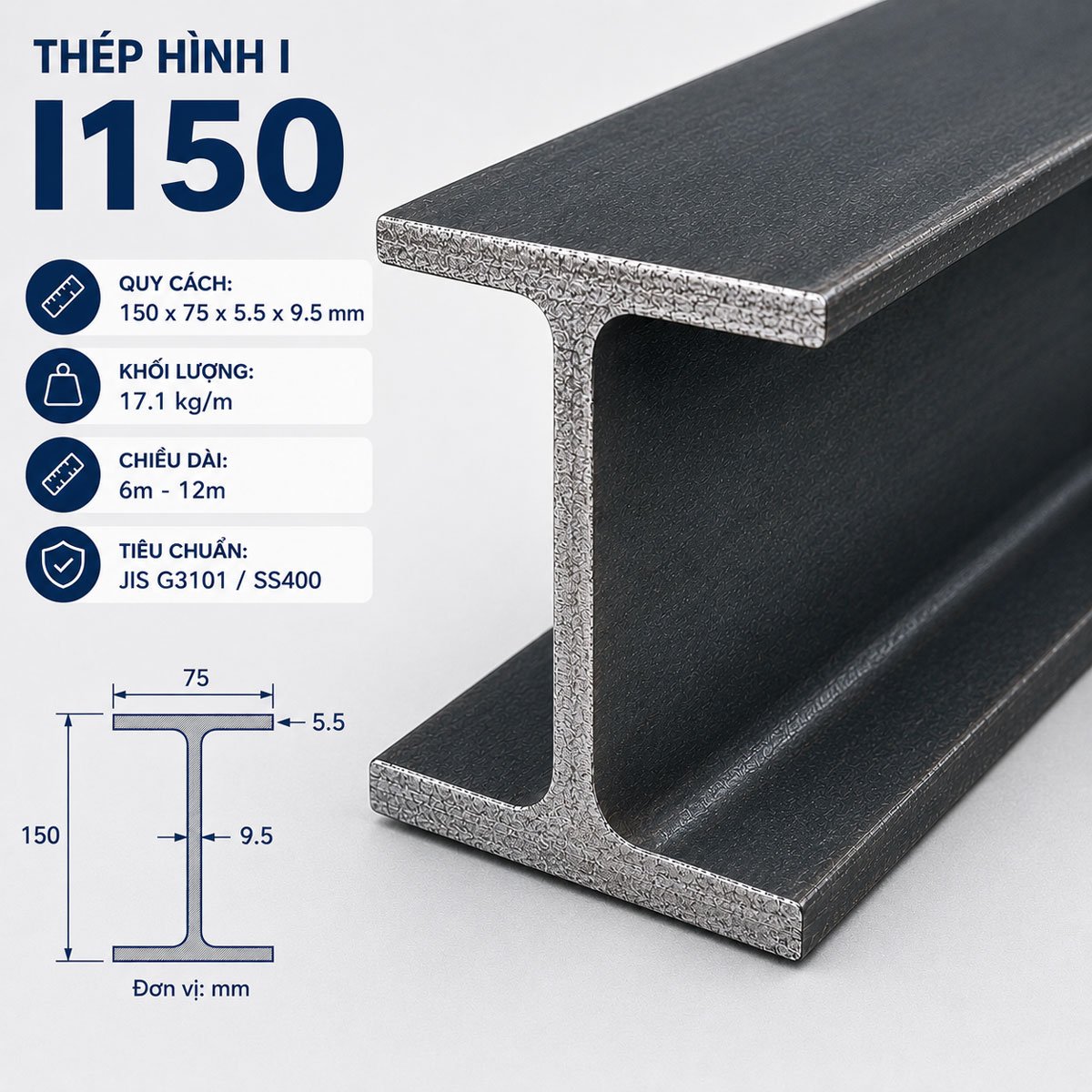 Thép I150