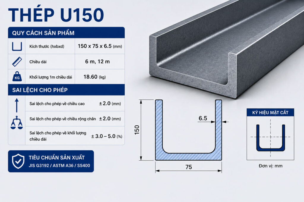 Thép U150
