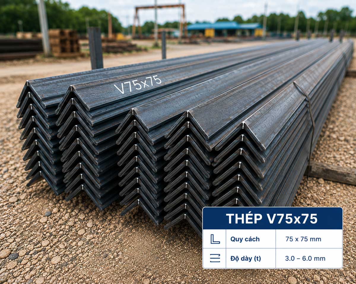 Thép V75x75