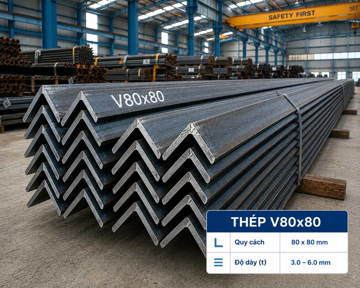 Thép V80x80